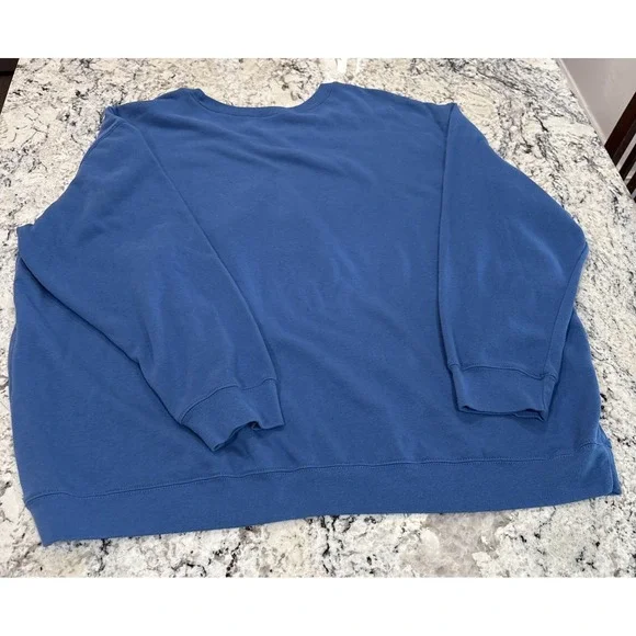 Disney Mickey Mouse Sweatshirt Women's 4XL Long Sleeve Crew Neck Graphic Blue - Picture 13 of 14